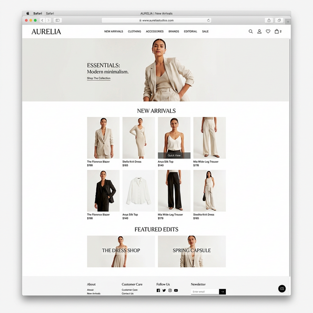 E-Commerce Fashion Website