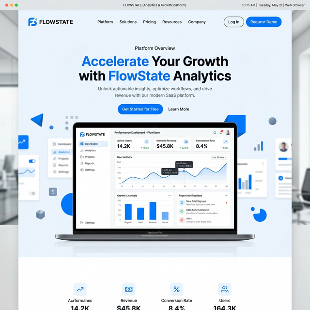 SaaS Tech Startup Website
